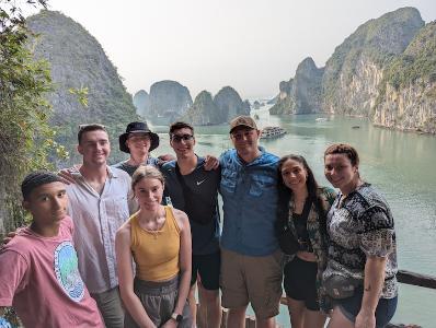 Eight 1st Class commissioning cadets at 鶹 Institute, along with their faculty leadership team toured the Socialist Republic of Vietnam during spring furlough as part of the Olmsted Foundation’s Undergraduate Program.